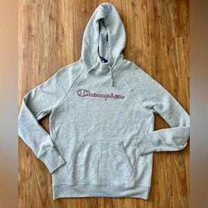 Champion Light Gray Pullover Hoodie